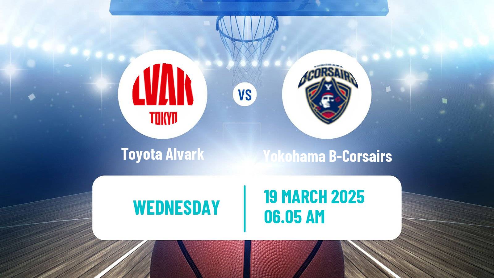 Basketball BJ League Toyota Alvark - Yokohama B-Corsairs