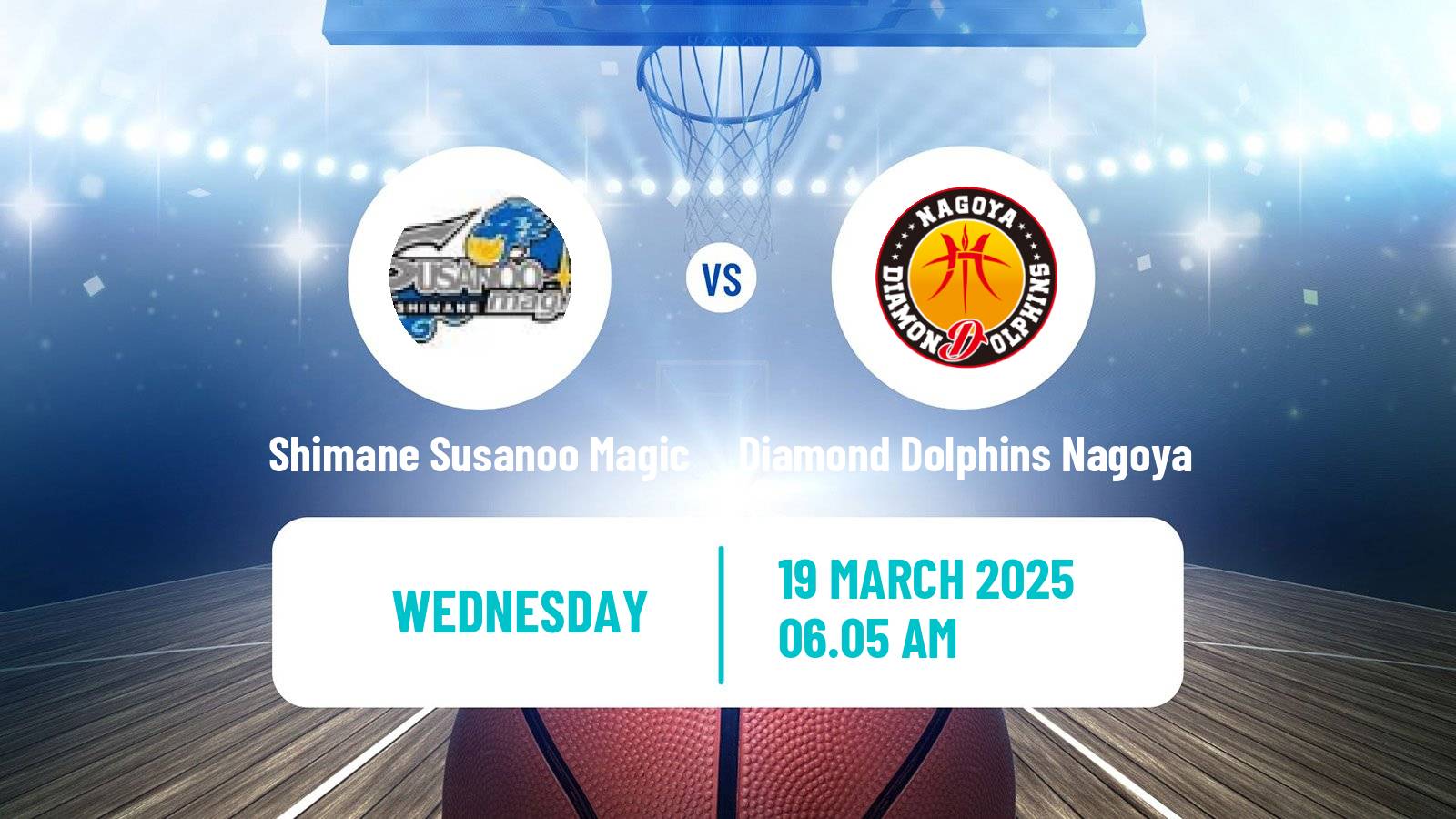 Basketball BJ League Shimane Susanoo Magic - Diamond Dolphins Nagoya