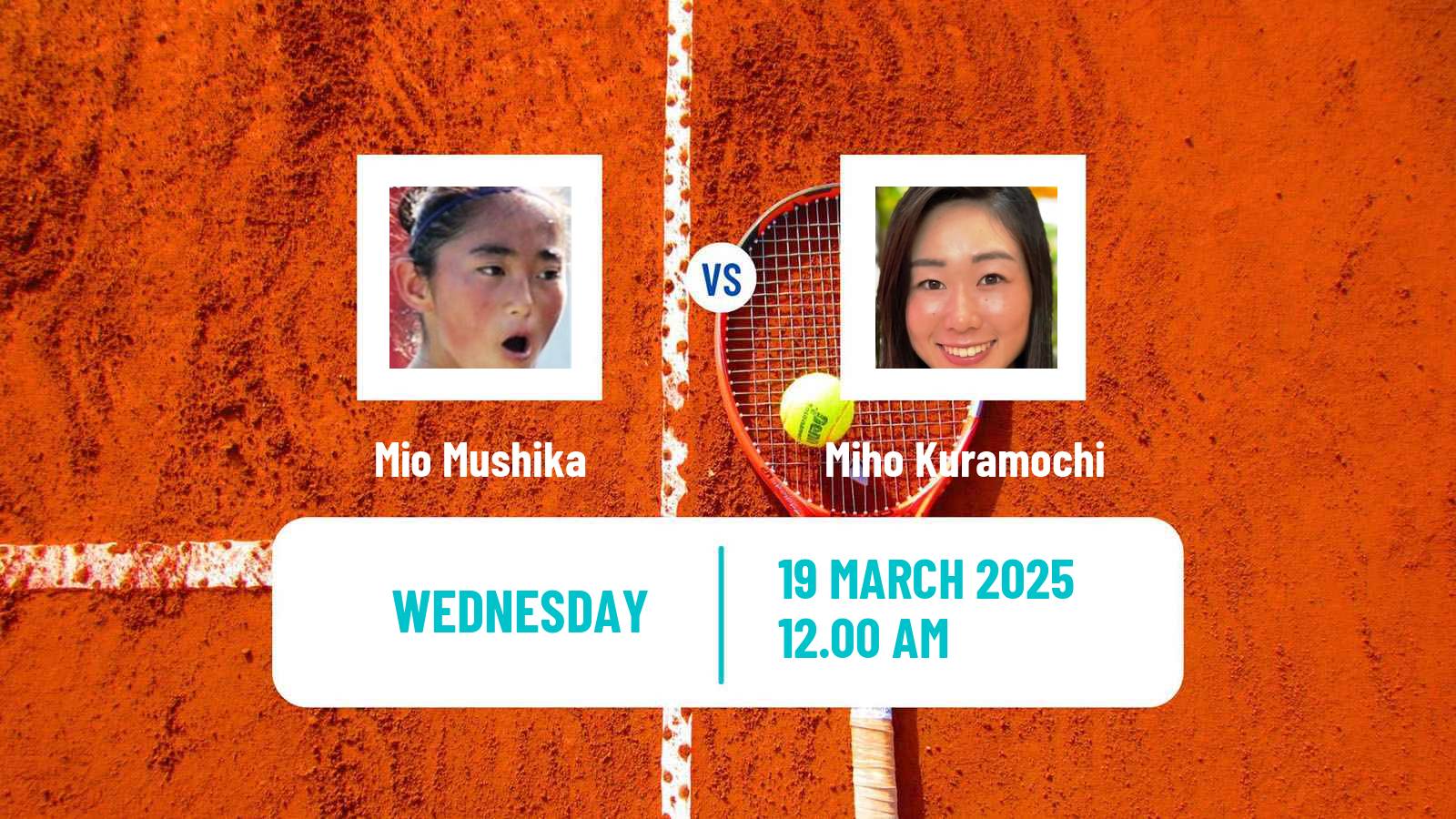 Tennis ITF W50 Kofu Women Mio Mushika - Miho Kuramochi