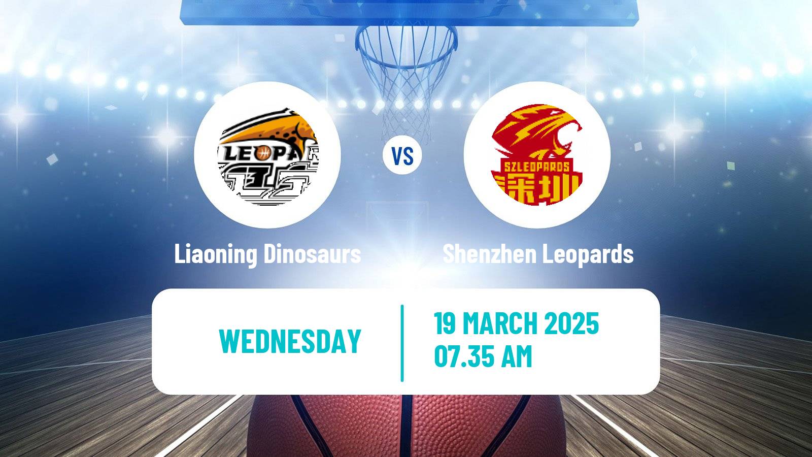 Basketball CBA Liaoning Dinosaurs - Shenzhen Leopards