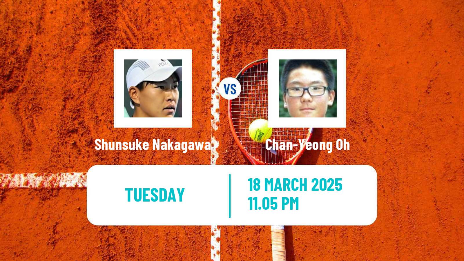 Tennis ITF M15 Nishi Tokyo Men Shunsuke Nakagawa - Chan-Yeong Oh