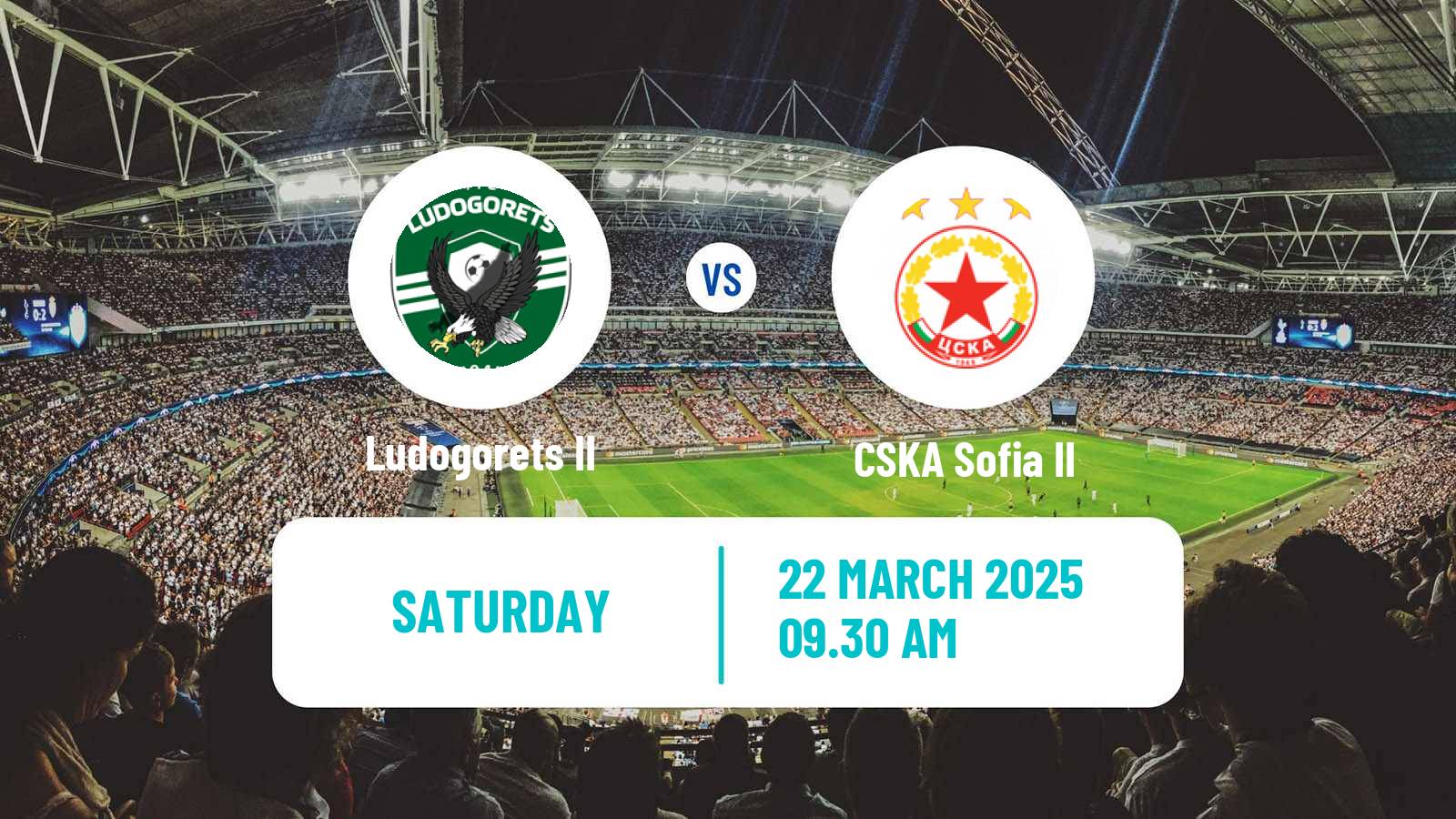 Soccer Bulgarian Vtora Liga Ludogorets II - CSKA Sofia II