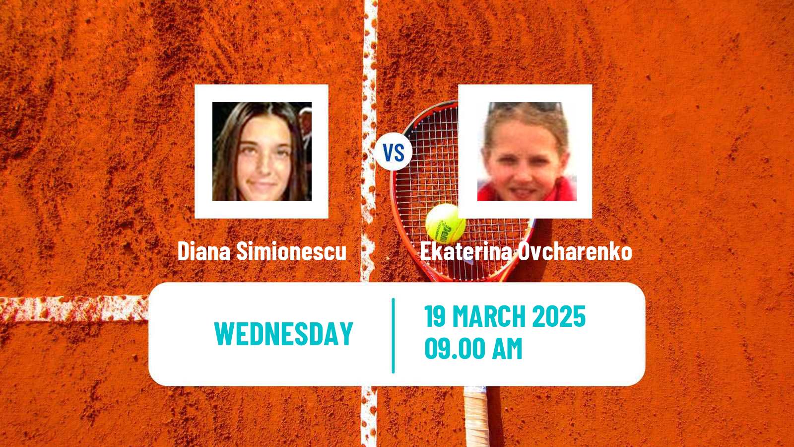 Tennis ITF W15 Antalya 8 Women 2025 Diana Simionescu - Ekaterina Ovcharenko