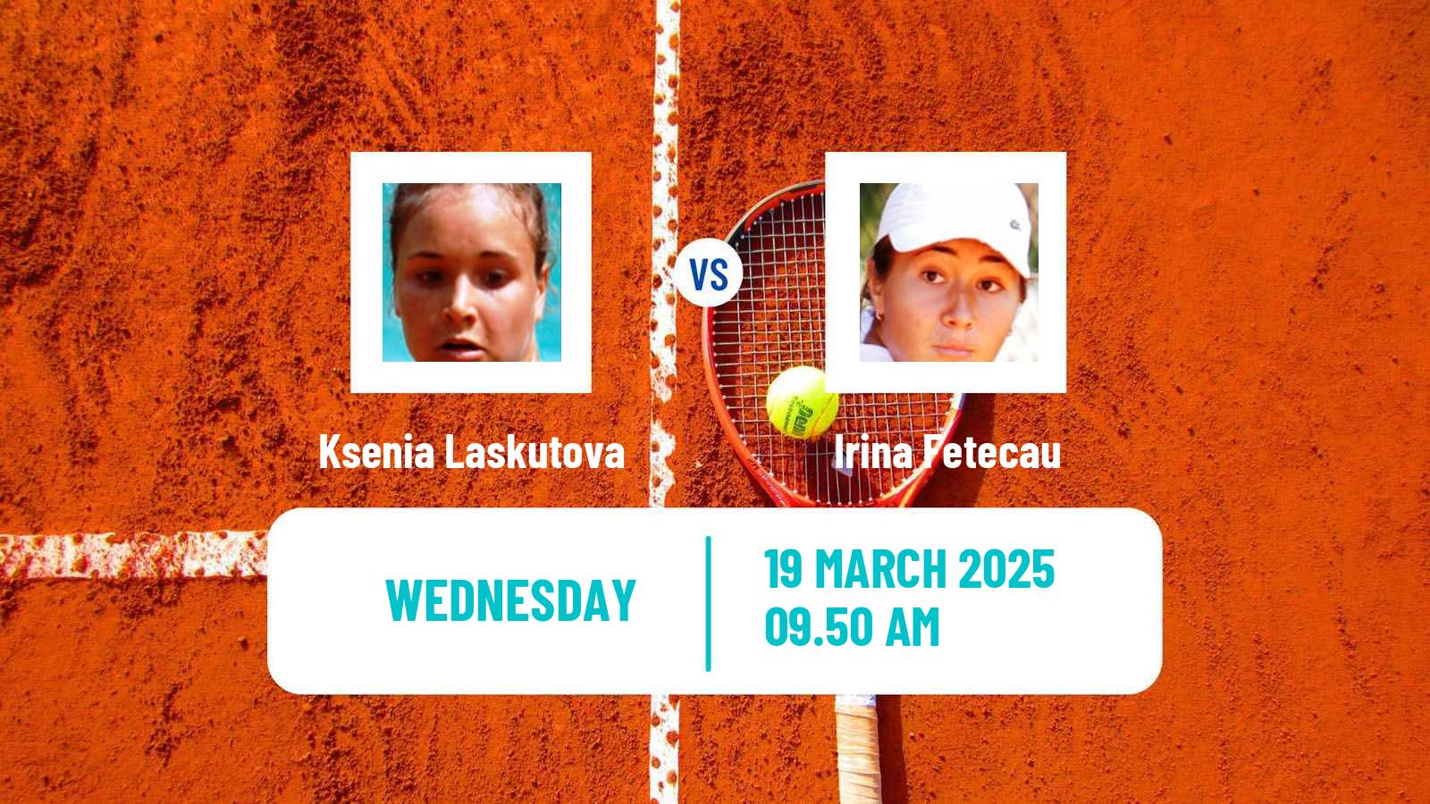 Tennis ITF W15 Antalya 8 Women 2025 Ksenia Laskutova - Irina Fetecau
