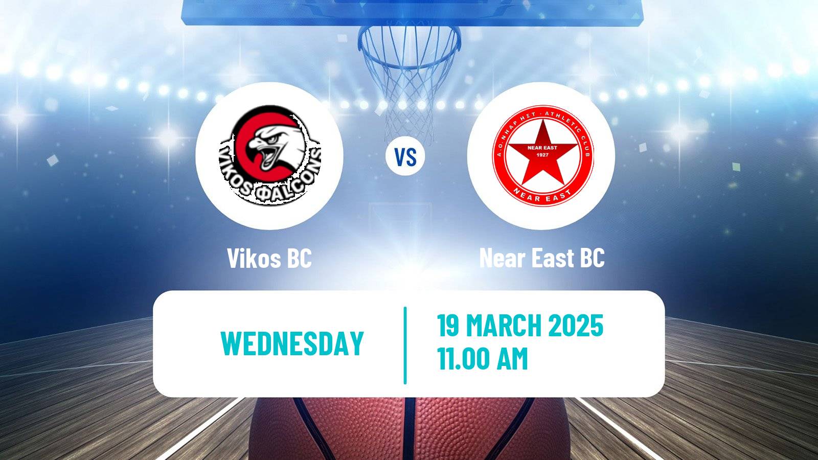 Basketball Greek Elite League Basketball Vikos - Near East
