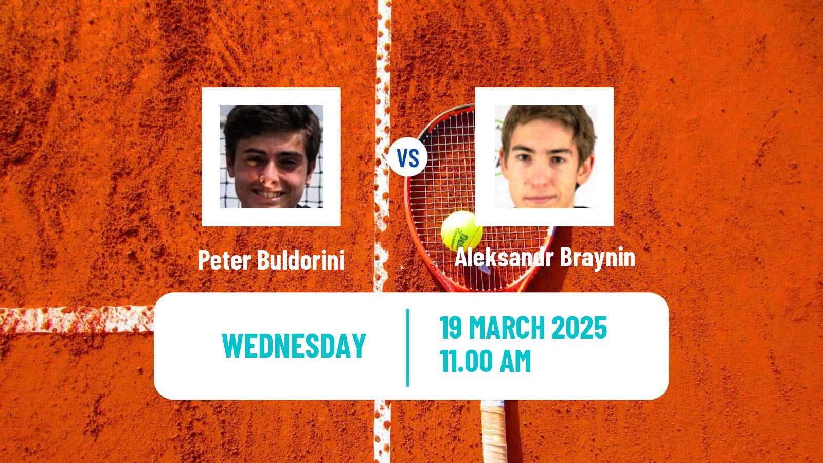 Tennis ITF M15 Sharm Elsheikh 8 Men Peter Buldorini - Aleksandr Braynin