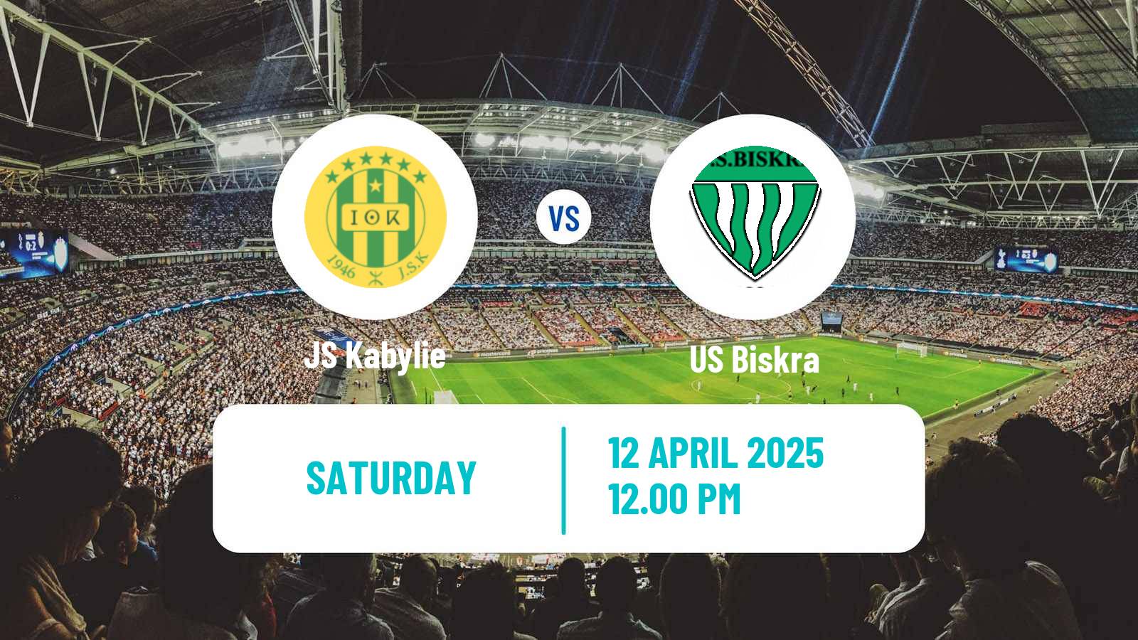 Soccer Algerian Ligue 1 Kabylie - Biskra