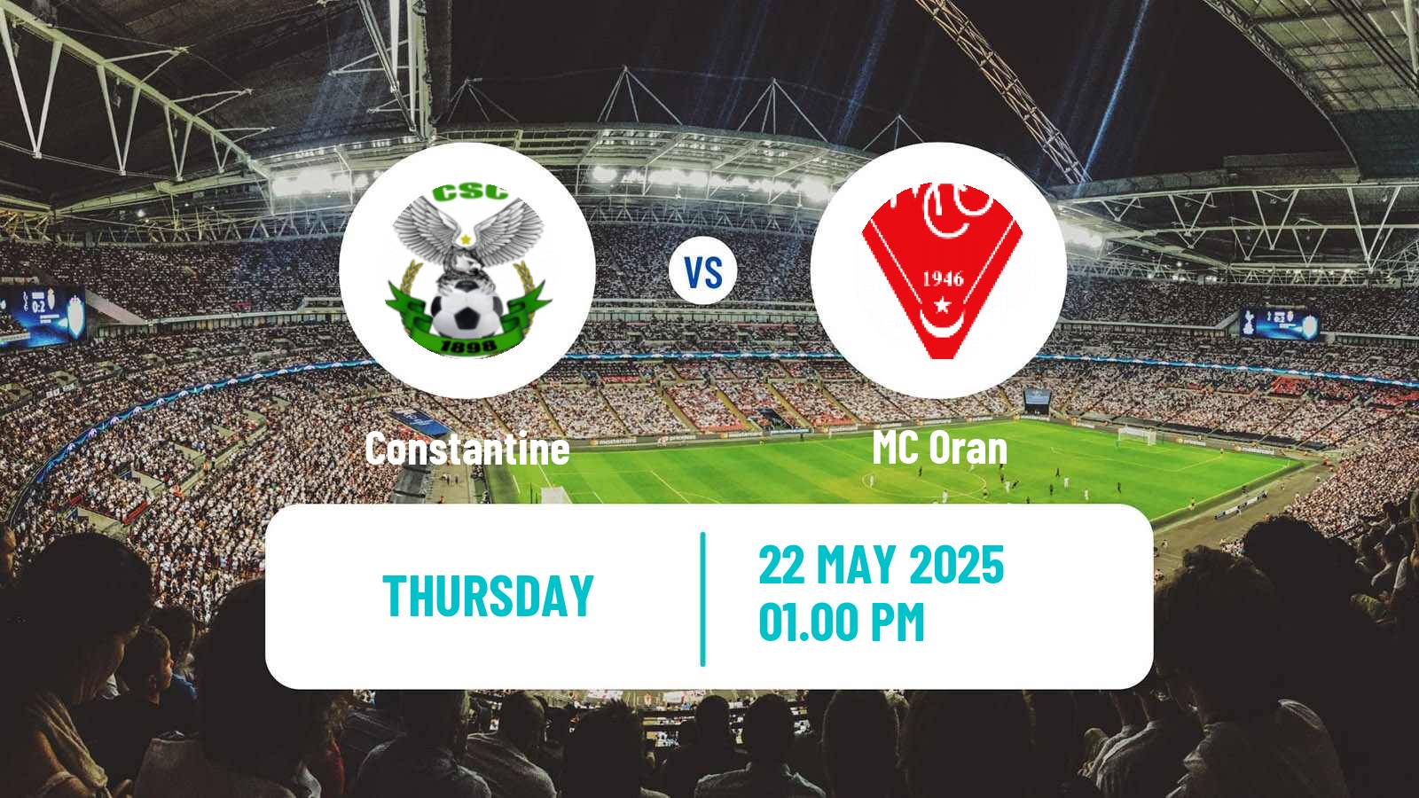 Soccer Algerian Ligue 1 Constantine - Oran