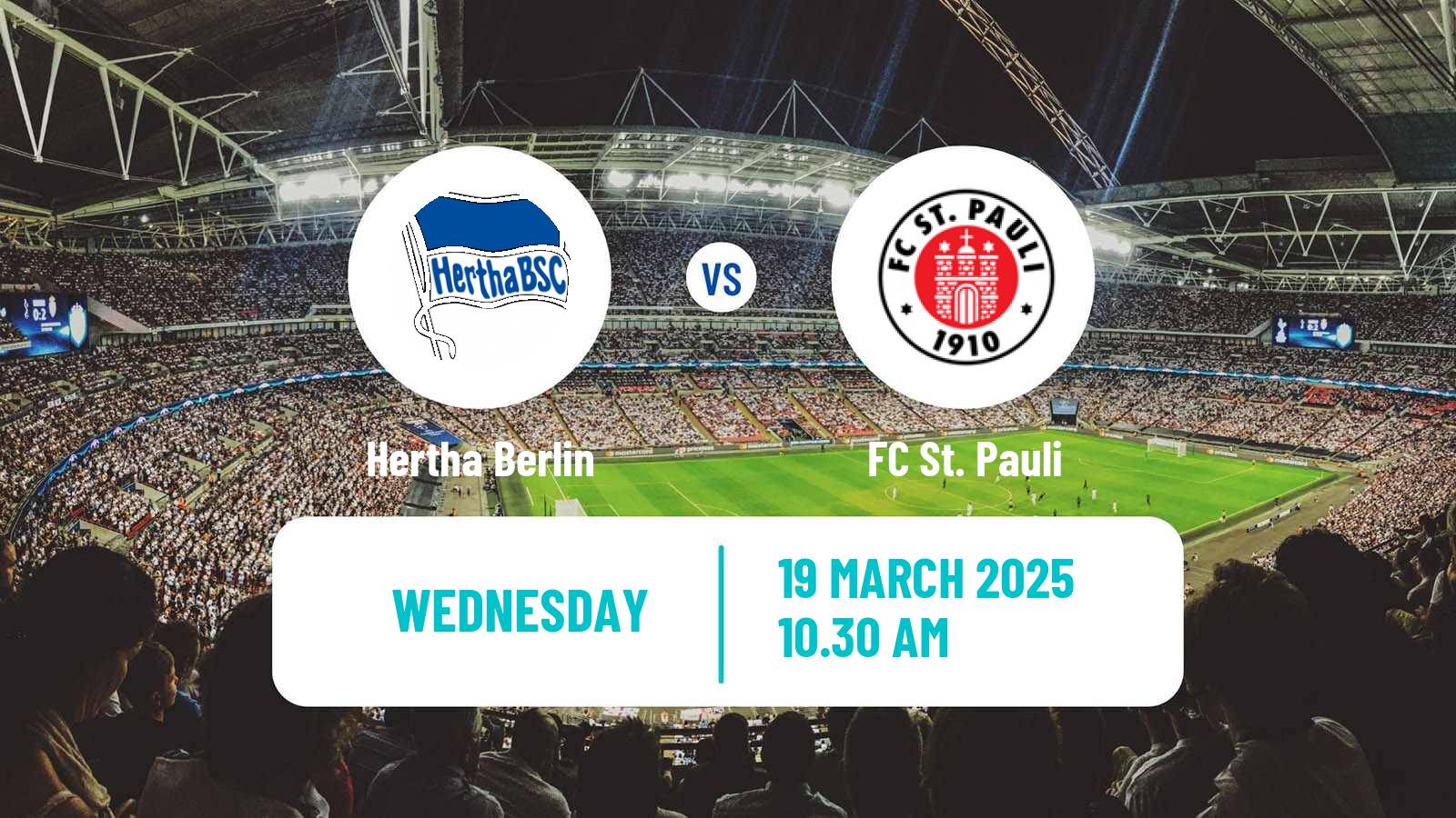 Soccer Club Friendly Hertha Berlin - St. Pauli