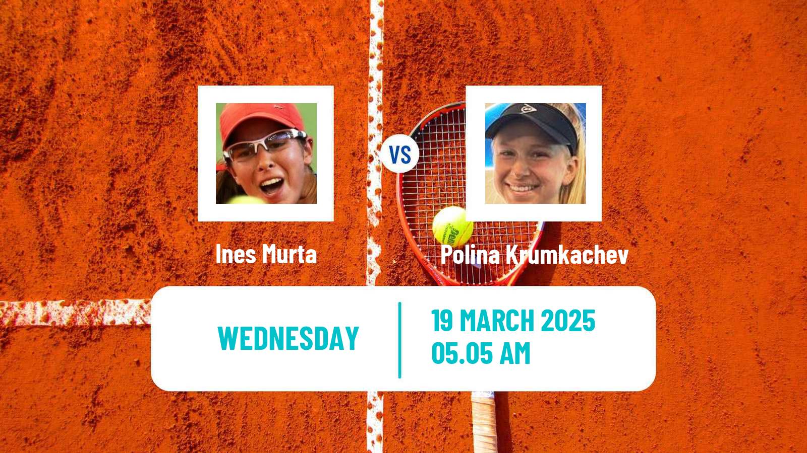 Tennis ITF W15 Sharm Elsheikh 8 Women Ines Murta - Polina Krumkachev