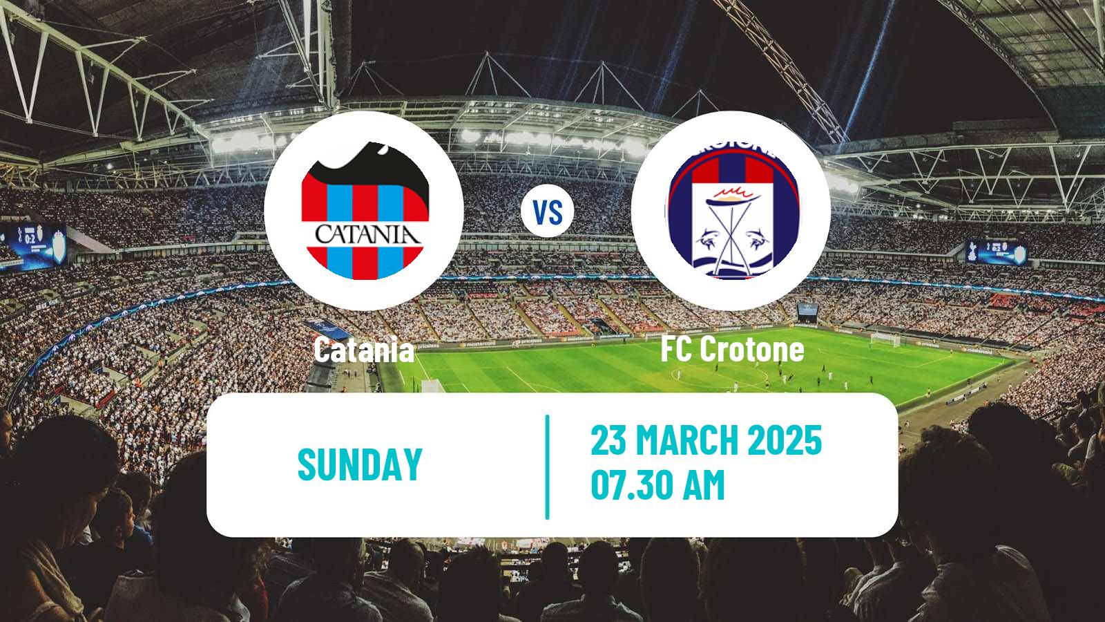 Soccer Italian Serie C Group C Catania - Crotone