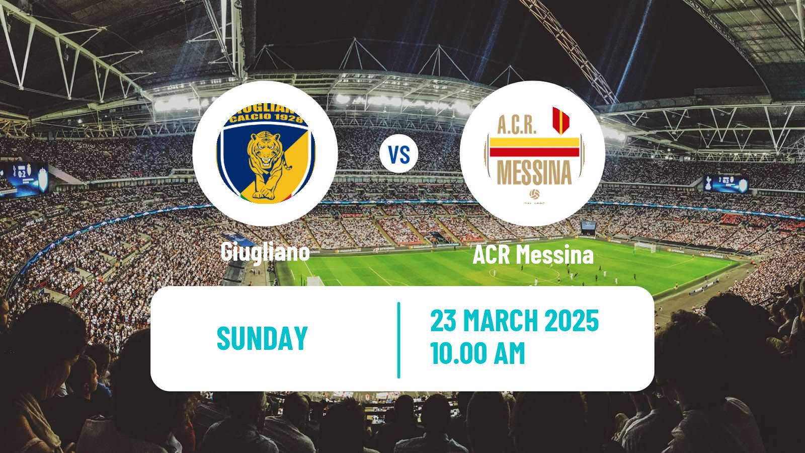 Football Italian Serie C Group C Giugliano - ACR Messina