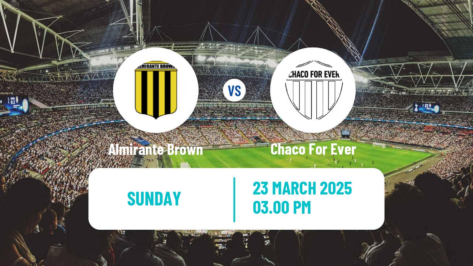 Soccer Argentinian Primera Nacional Almirante Brown - Chaco For Ever