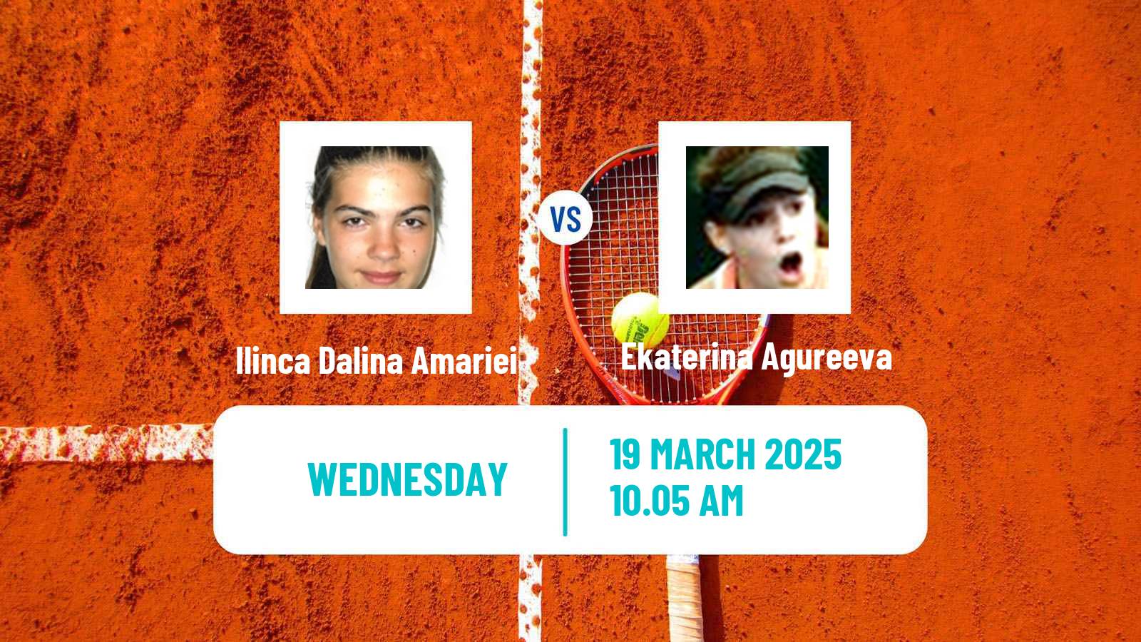 Tennis ITF W15 Antalya 8 Women Ilinca Dalina Amariei - Ekaterina Agureeva