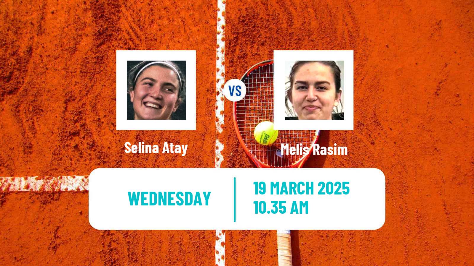 Tennis ITF W15 Antalya 8 Women Selina Atay - Melis Rasim