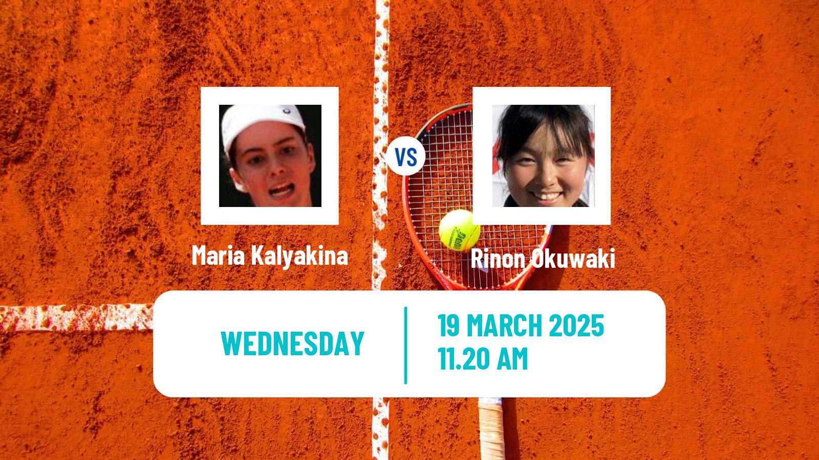 Tennis ITF W15 Sharm Elsheikh 8 Women Maria Kalyakina - Rinon Okuwaki