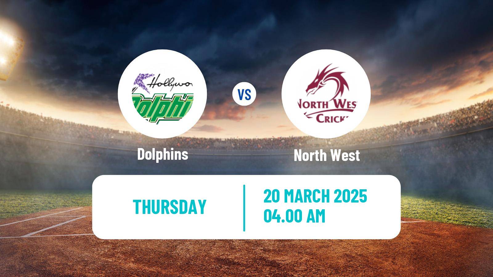 Cricket CSA 4-Day Franchise Series Dolphins - North West
