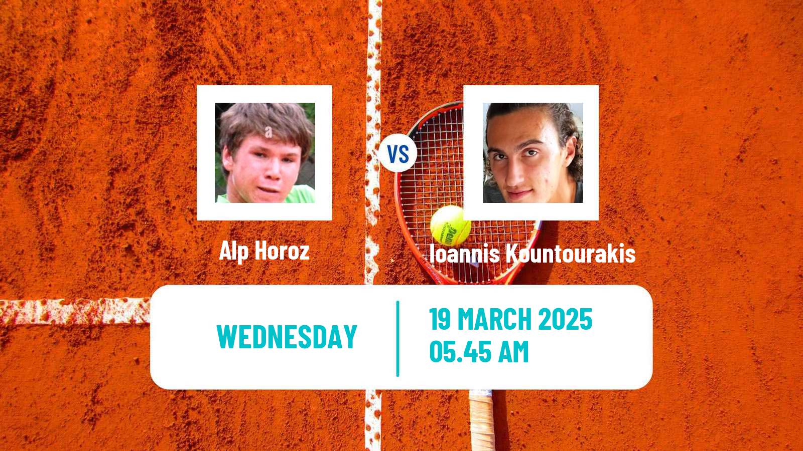 Tennis ITF M15 Heraklion Men Alp Horoz - Ioannis Kountourakis