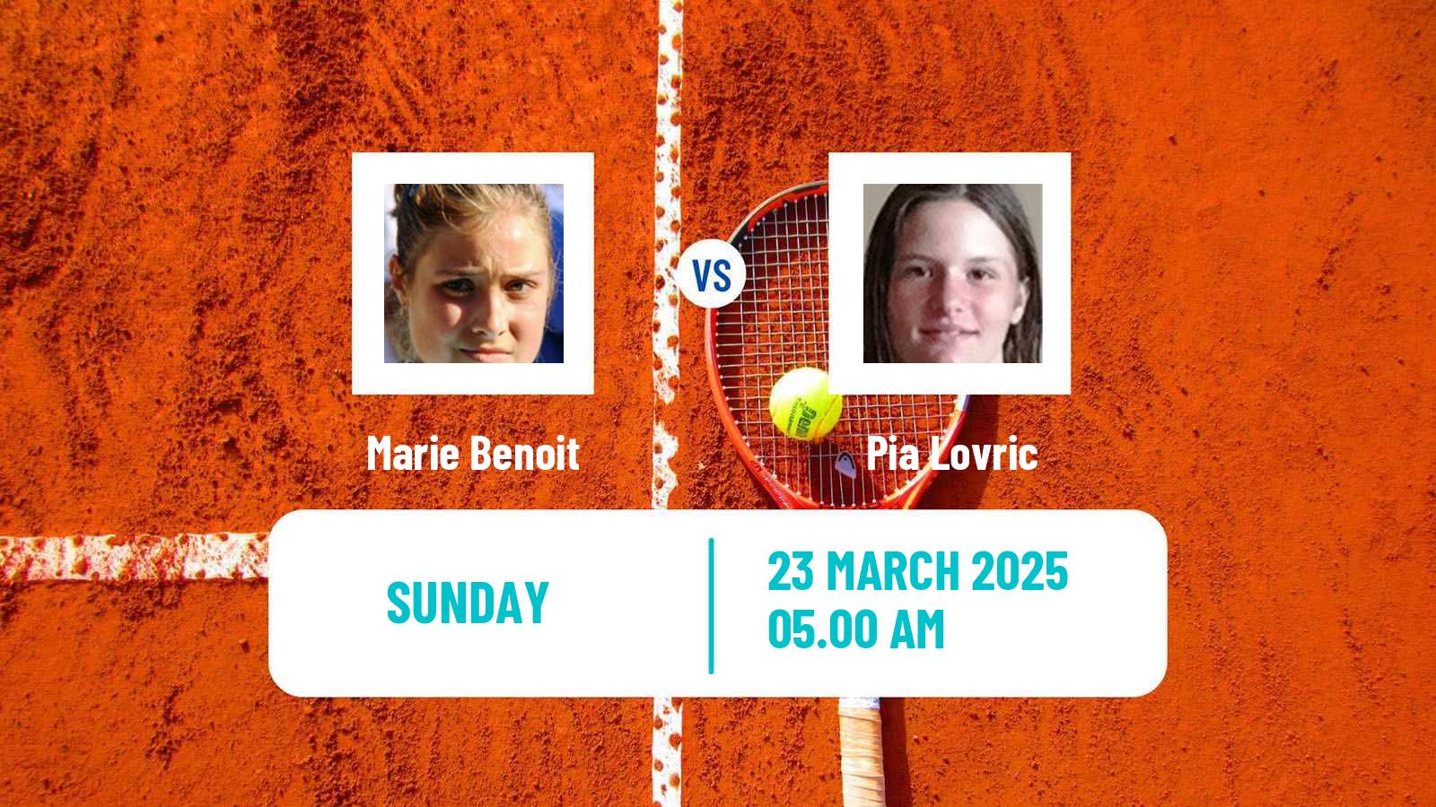 Tennis ITF W35 Sabadell Women Marie Benoit - Pia Lovric