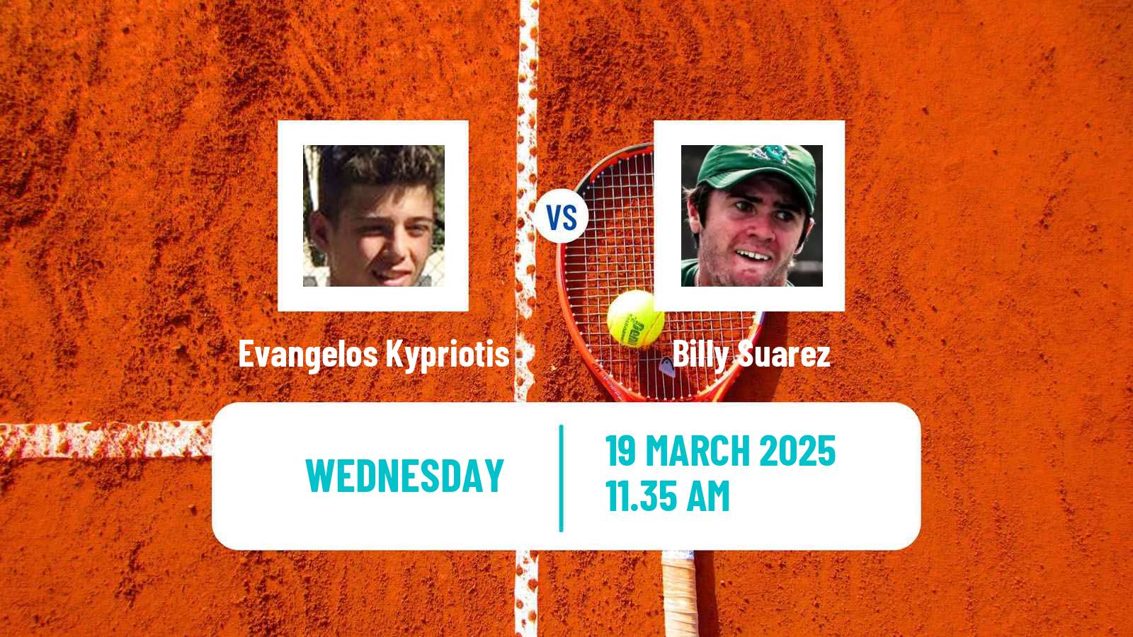 Tennis ITF M15 Heraklion Men Evangelos Kypriotis - Billy Suarez