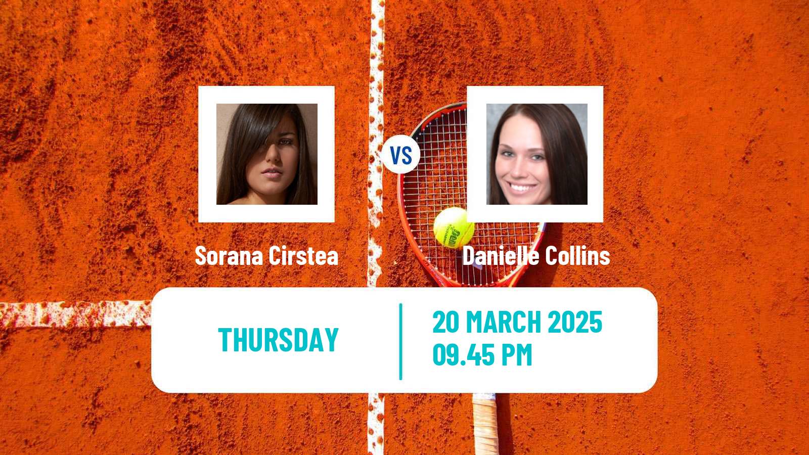 Tennis WTA Miami Sorana Cirstea - Danielle Collins