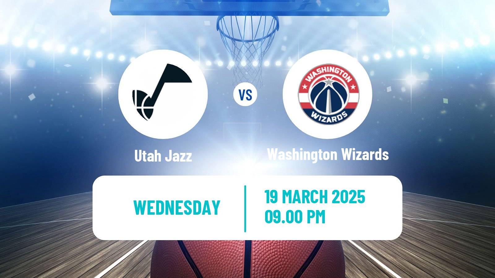 Basketball NBA Utah Jazz - Washington Wizards