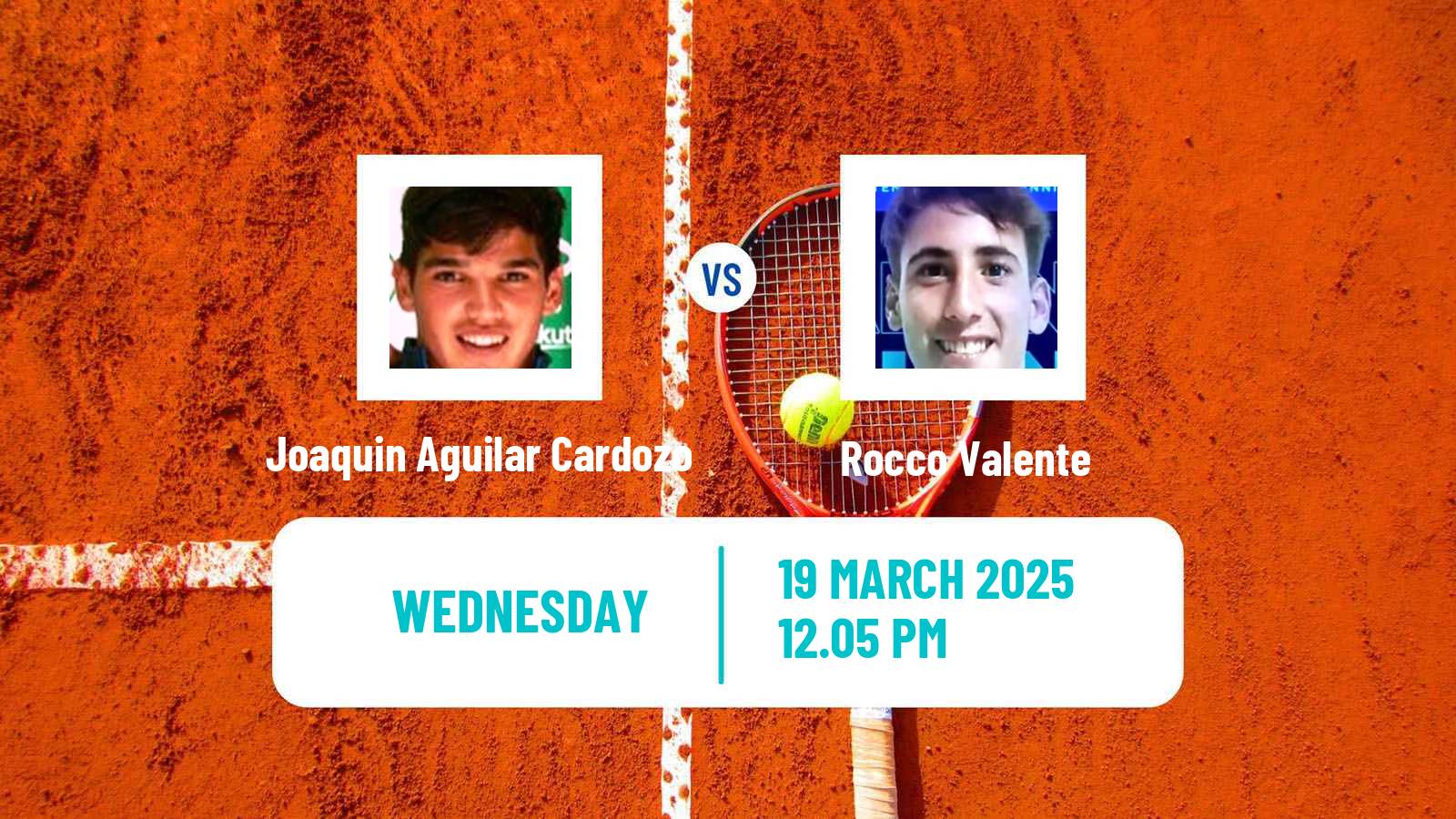 Tennis ITF M15 Villa Maria Men Joaquin Aguilar Cardozo - Rocco Valente