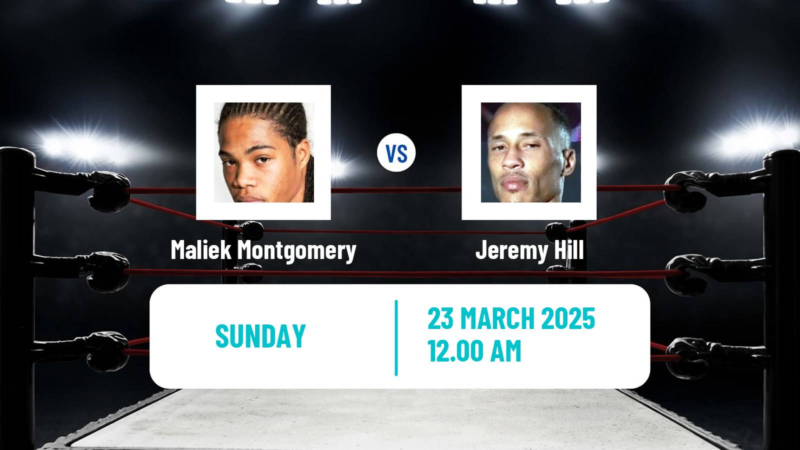 Boxing Super Featherweight Others Matches Men Maliek Montgomery - Jeremy Hill