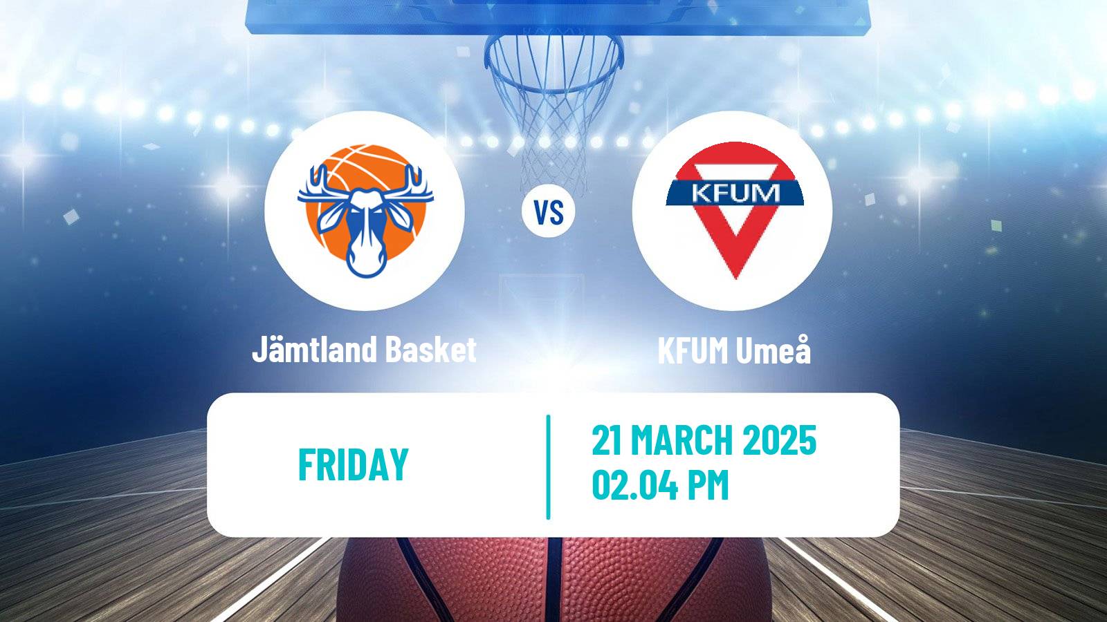 Basketball Swedish Basketligan Jämtland Basket - KFUM Umeå