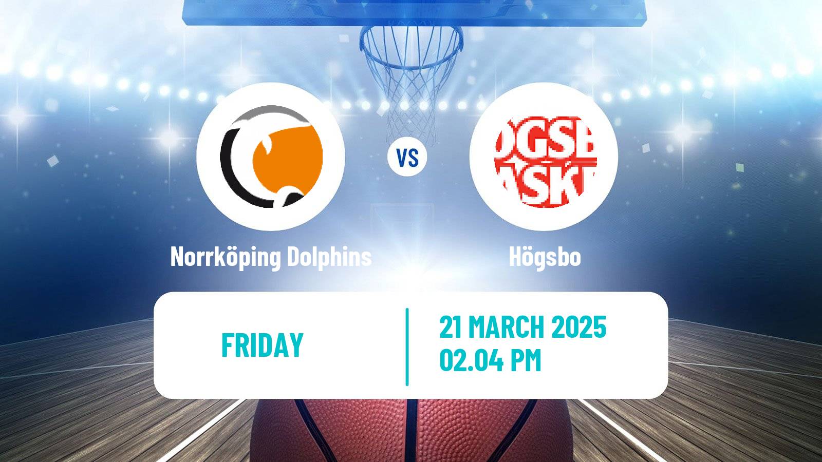 Basketball Swedish Basketligan Norrköping Dolphins - Högsbo