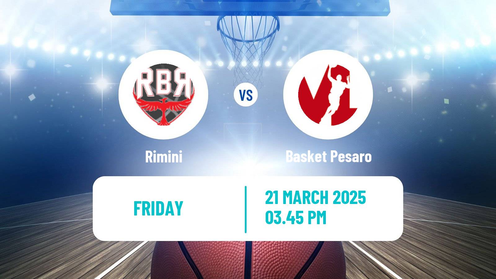 Basketball Italian Serie A2 Basketball Rimini - Basket Pesaro
