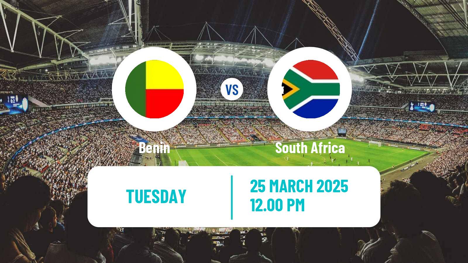 Soccer FIFA World Cup Benin - South Africa