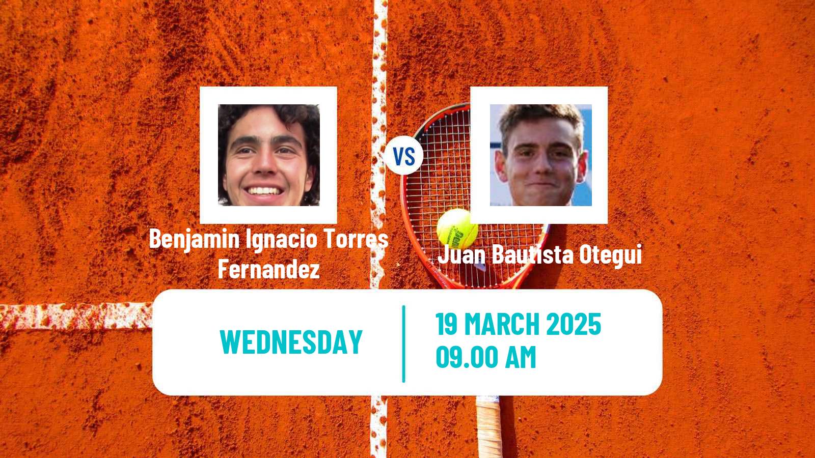 Tennis ITF M15 Villa Maria Men Benjamin Ignacio Torres Fernandez - Juan Bautista Otegui