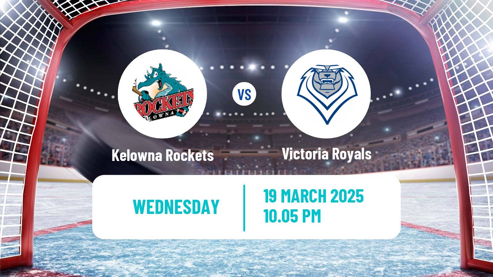 Hockey WHL Kelowna Rockets - Victoria Royals