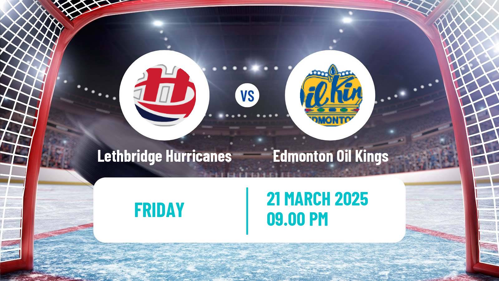 Hockey WHL Lethbridge Hurricanes - Edmonton Oil Kings