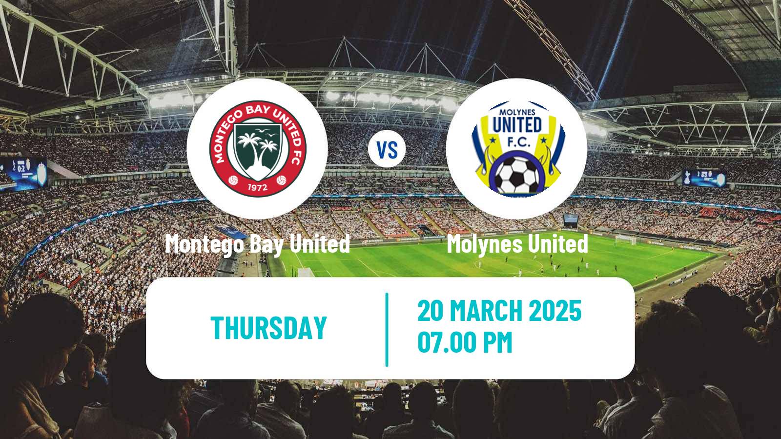 Soccer Jamaica National Premier League Montego Bay United - Molynes United
