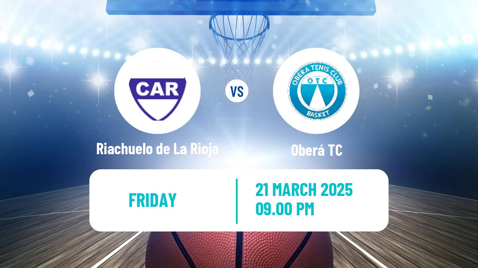Basketball Argentinian LNB Riachuelo de La Rioja - Oberá TC
