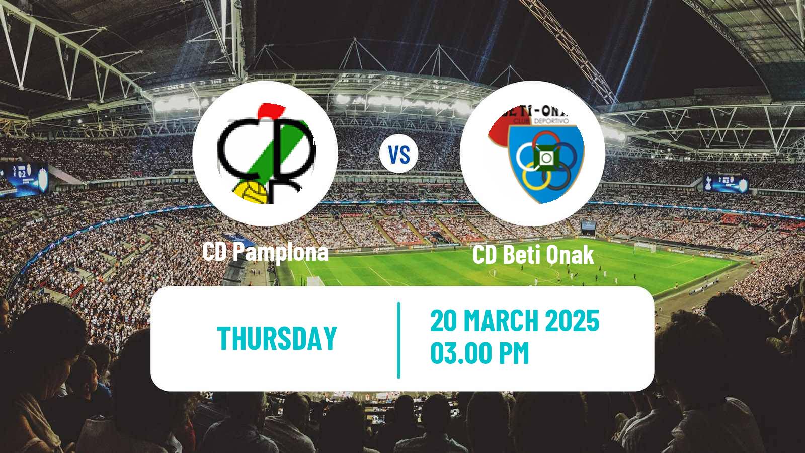 Soccer Spanish Tercera RFEF - Group 15 Pamplona - Beti Onak