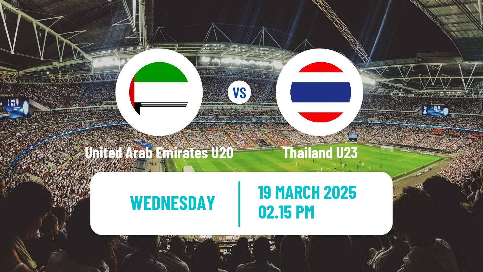 Soccer Friendly United Arab Emirates U20 - Thailand U23