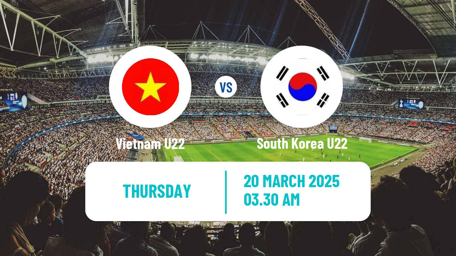 Soccer Friendly Vietnam U22 - South Korea U22