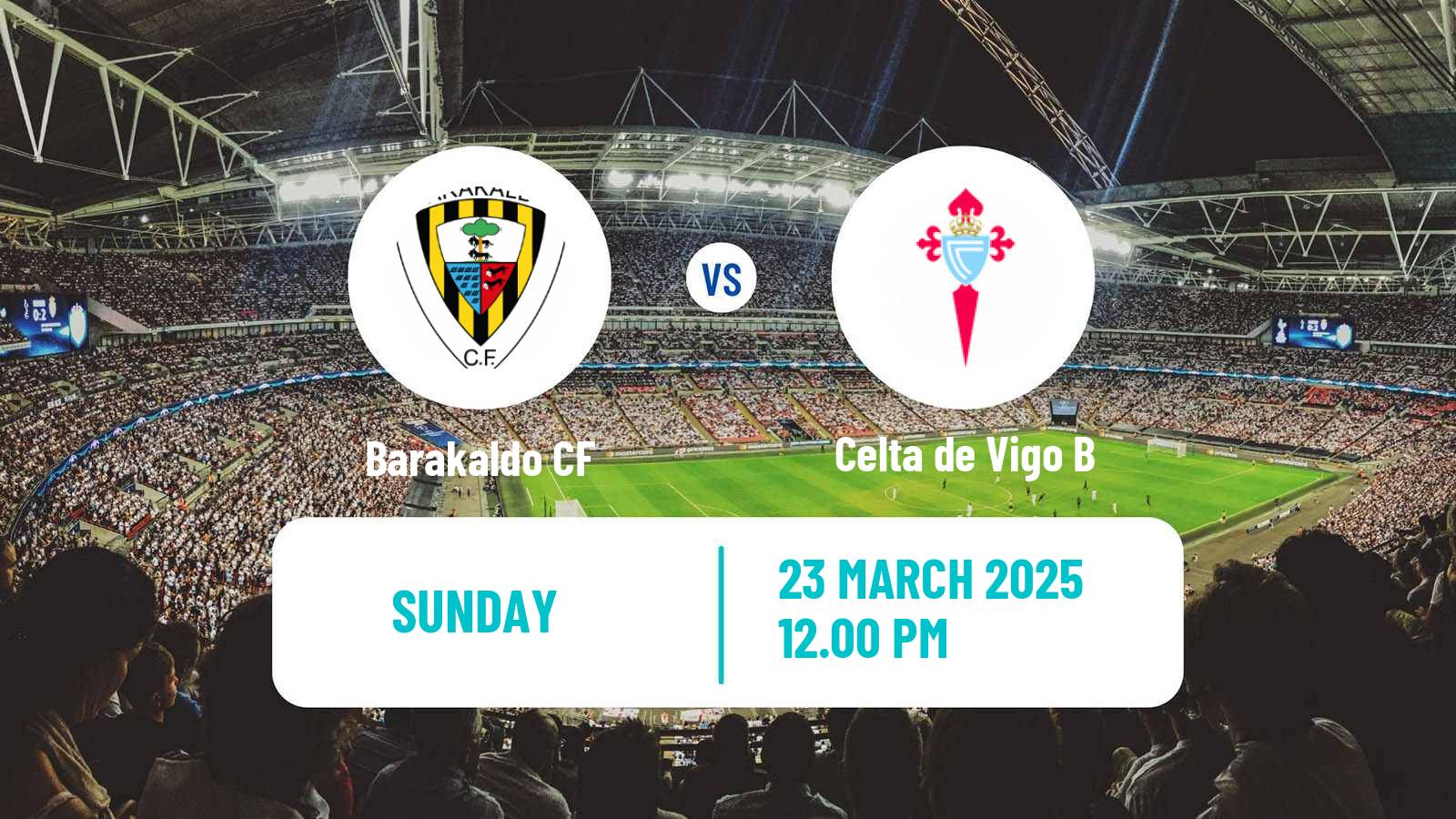 Soccer Spanish Primera RFEF Group 1 Barakaldo - Celta de Vigo B
