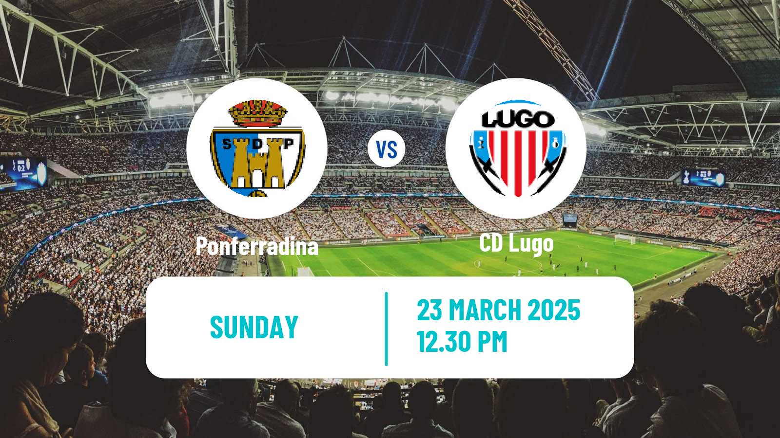 Soccer Spanish Primera RFEF Group 1 Ponferradina - Lugo