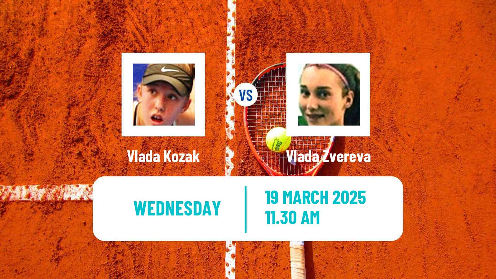 Tennis ITF W15 Sharm Elsheikh 8 Women Vlada Kozak - Vlada Zvereva