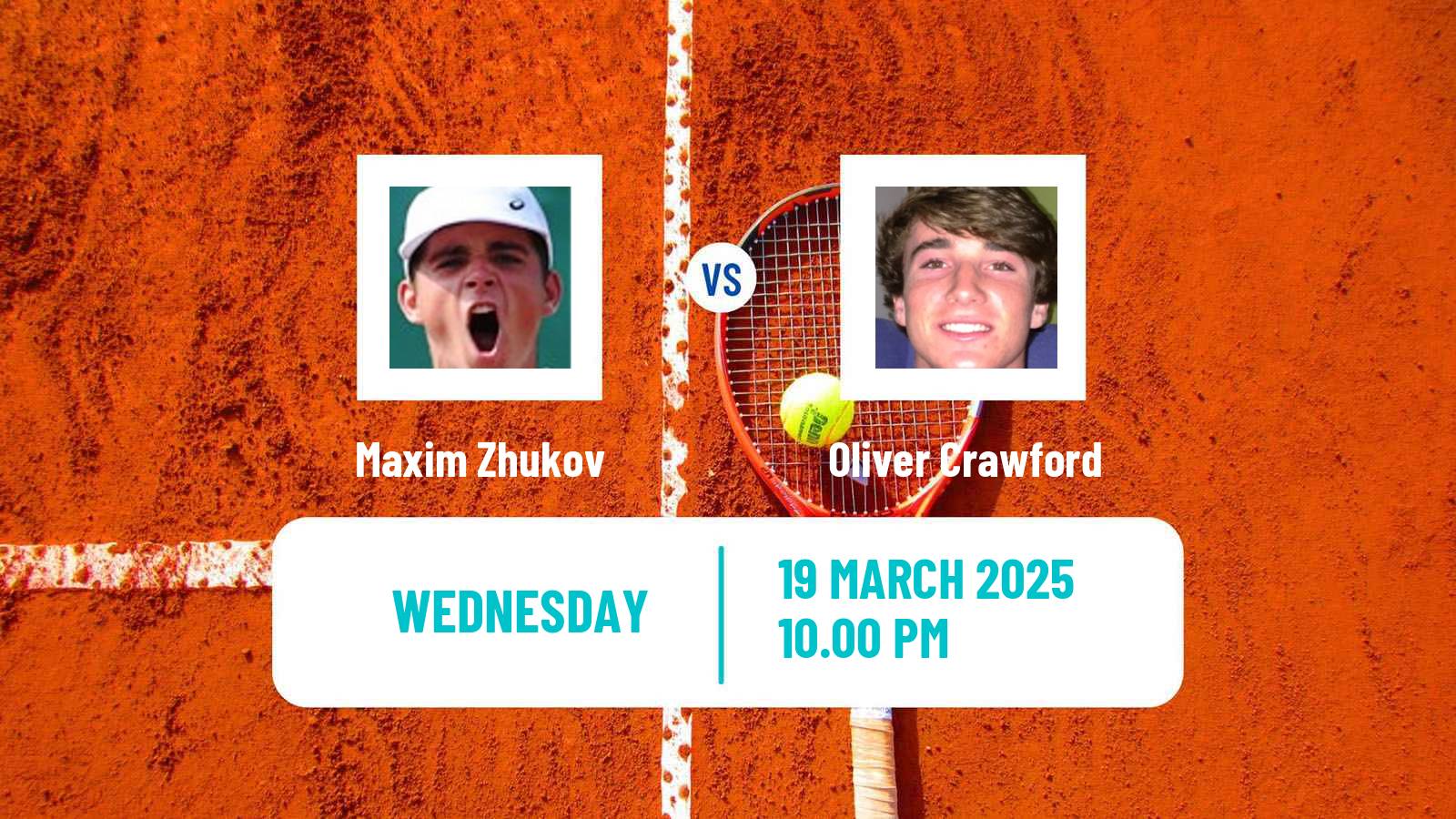 Tennis ITF M25 Shenzhen Men Maxim Zhukov - Oliver Crawford