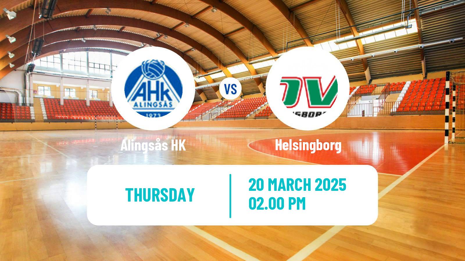 Handball Swedish Elitserien Handball Alingsås - Helsingborg