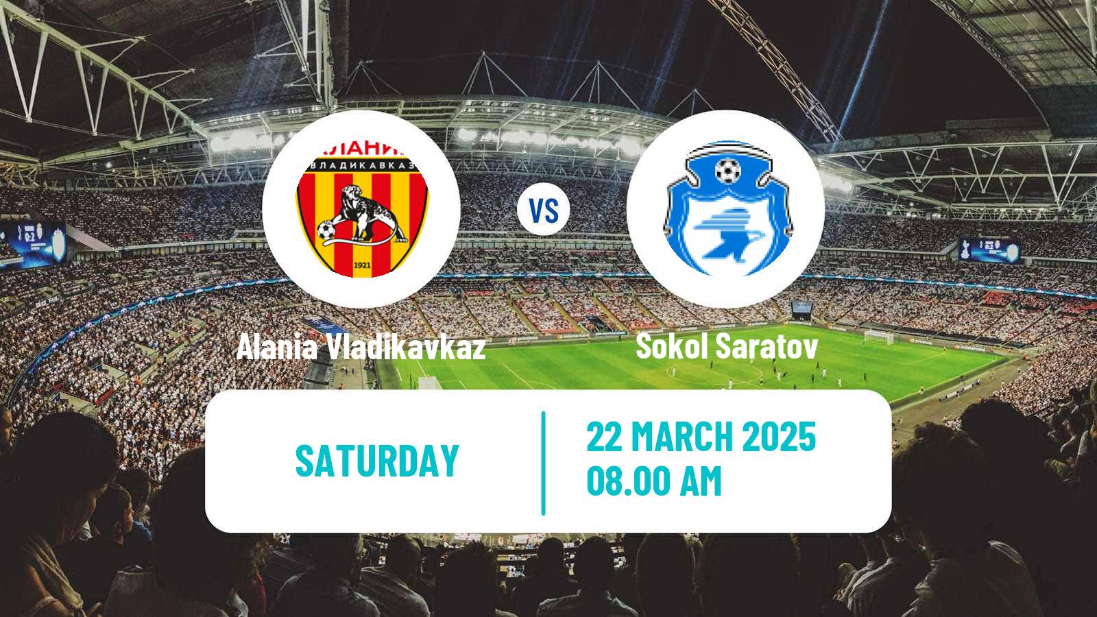 Soccer Russian FNL Alania Vladikavkaz - Sokol Saratov
