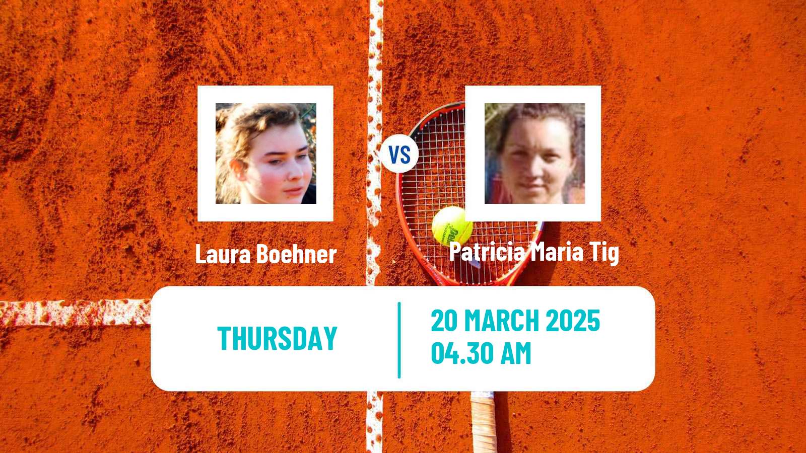 Tennis ITF W15 Antalya 8 Women Laura Boehner - Patricia Maria Tig