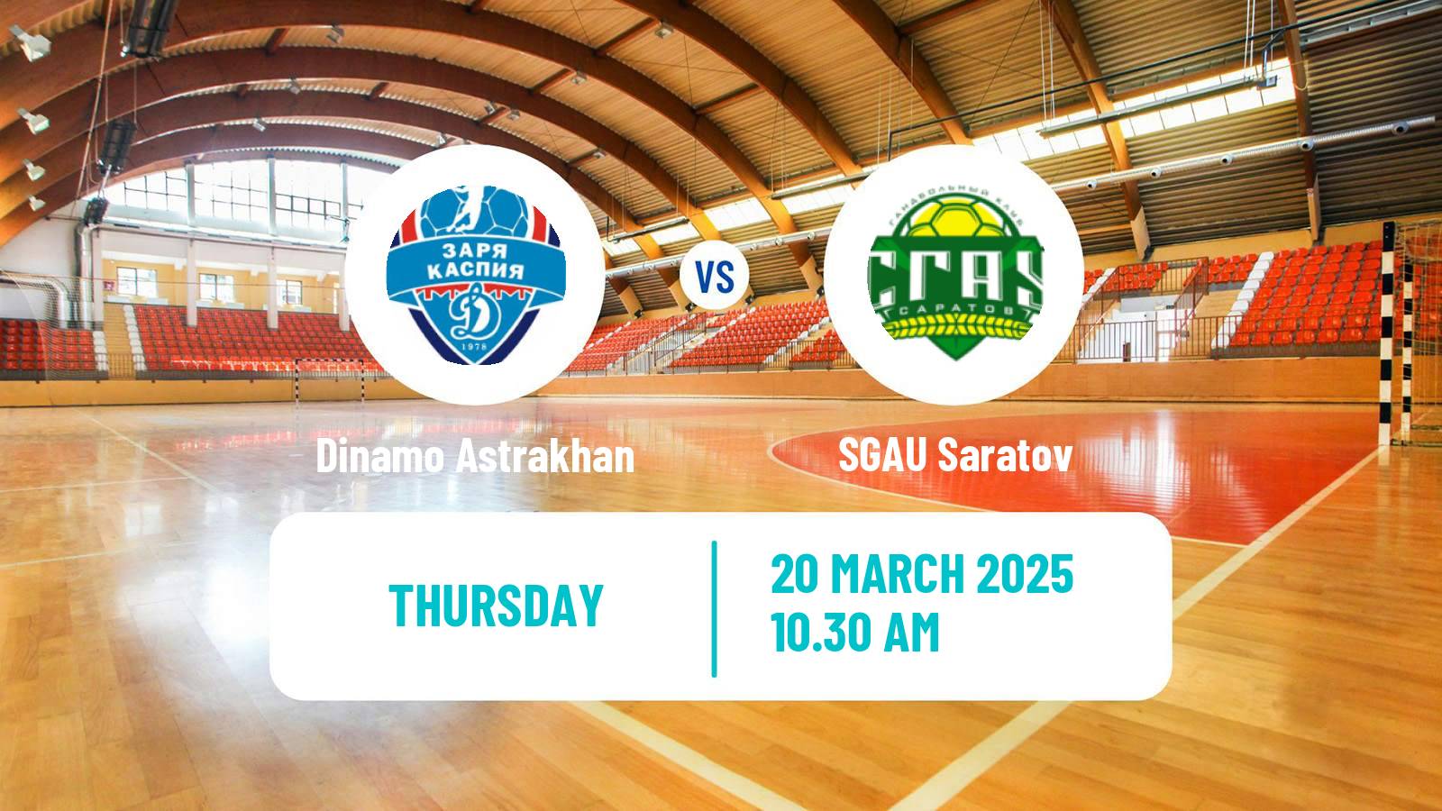 Handball Russian Superleague Handball Dinamo Astrakhan - SGAU Saratov