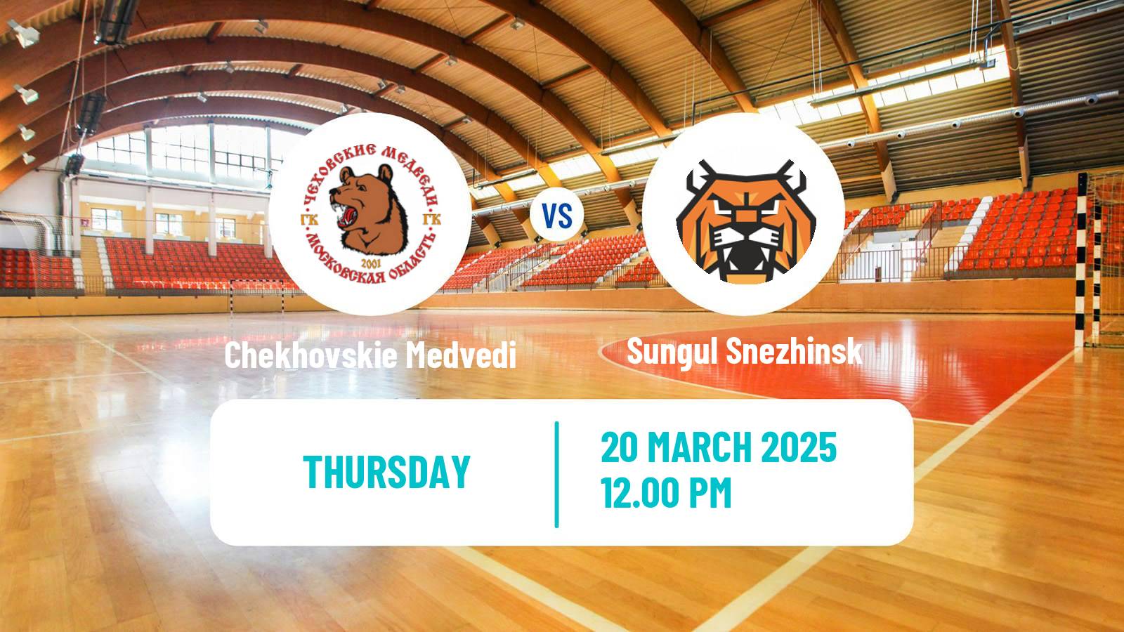 Handball Russian Superleague Handball Chekhovskie Medvedi - Sungul Snezhinsk