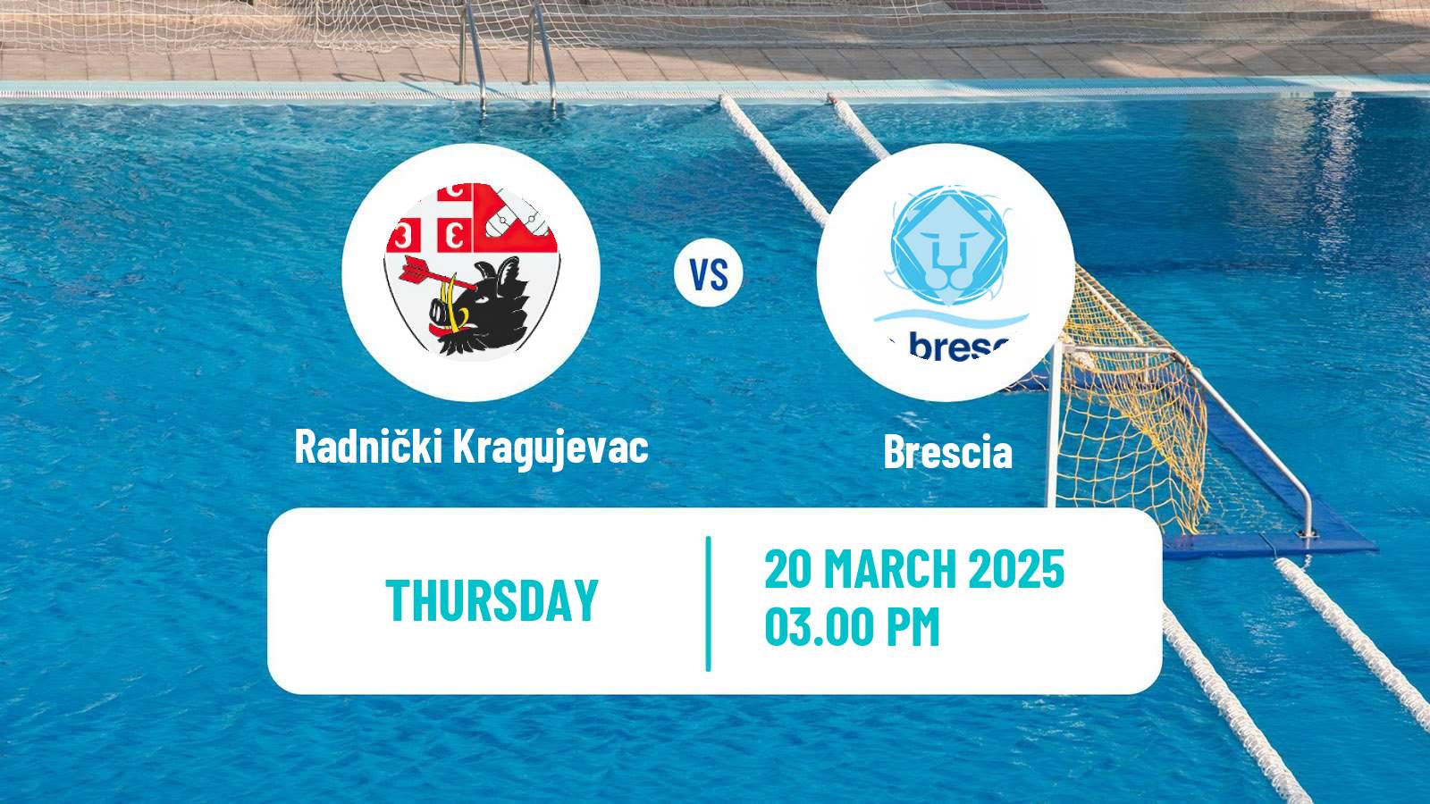 Water polo Euro Cup Water Polo Radnički Kragujevac - Brescia